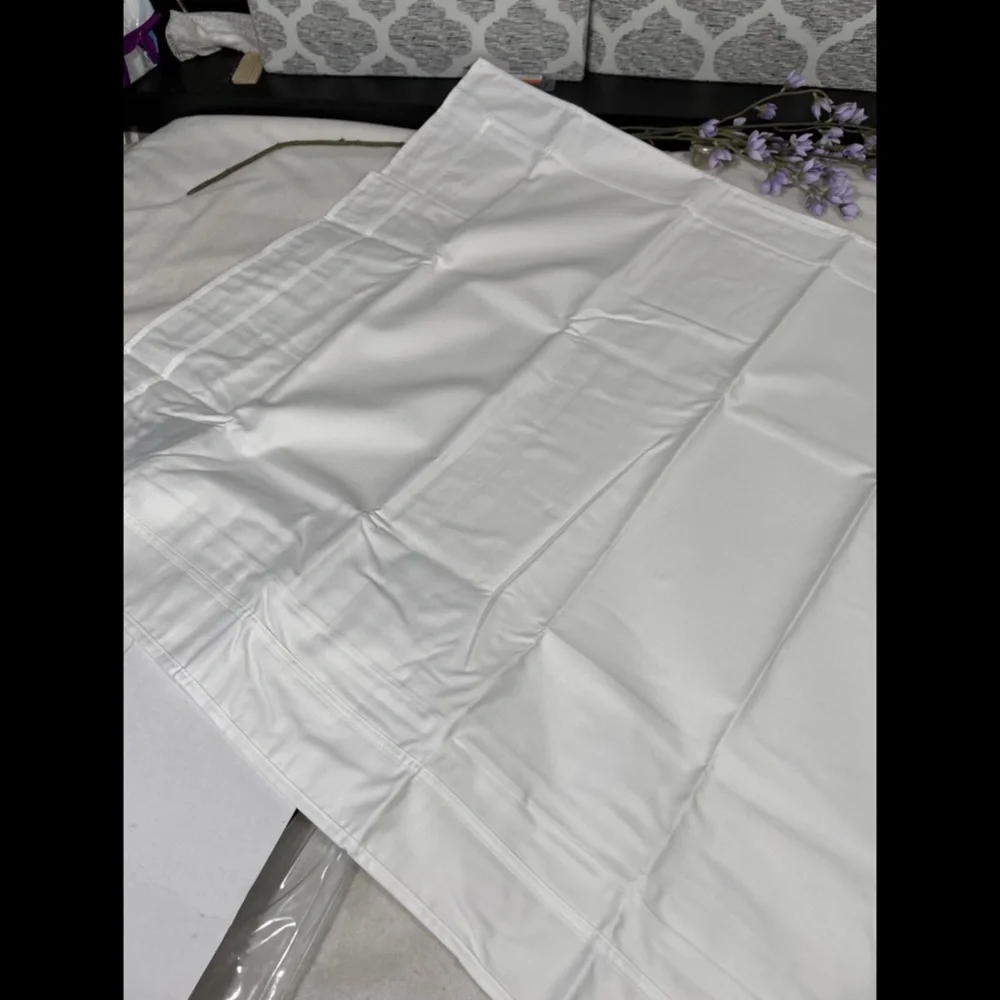 NIB Lauren Ralph Lauren Spencer Cotton‎ Sateen Border King Sham